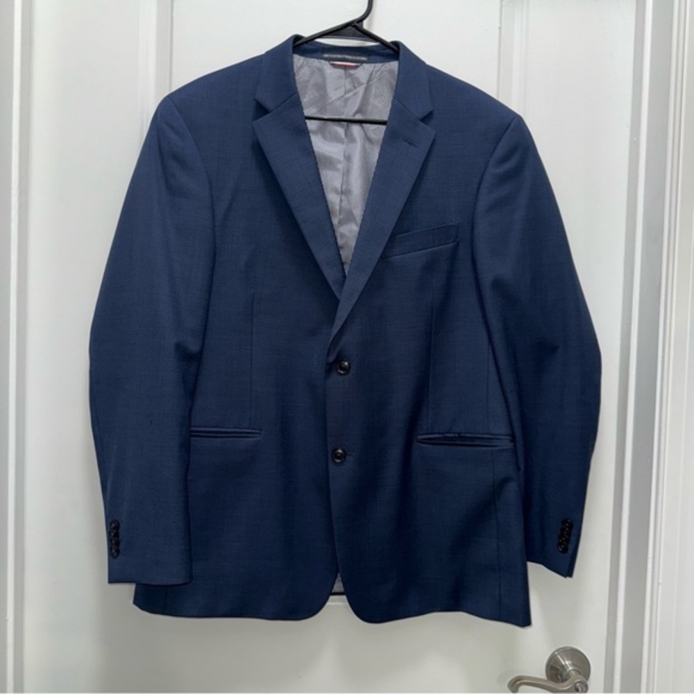 Tommy Hilfiger Macys Men’s Store Navy Blue Blazer Suit Jacket